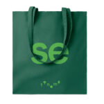 Cotton shopping bag with long handles