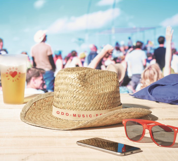 Promotional items for Summer festivals